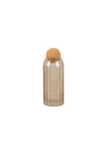 Present Time Gem Storage Jar - L - Sand Brown