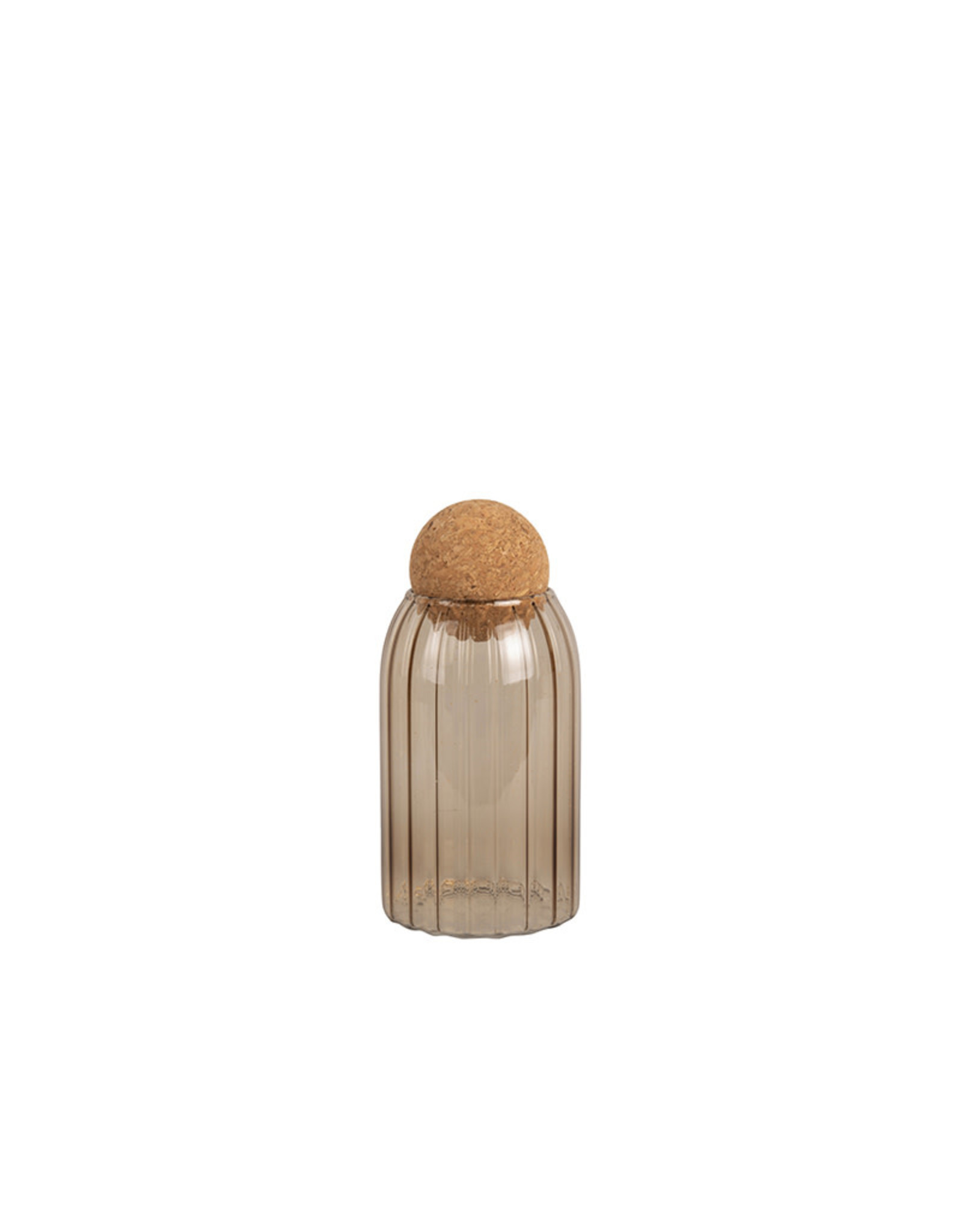 Present Time Gem Storage Jar - M - Sand Brown