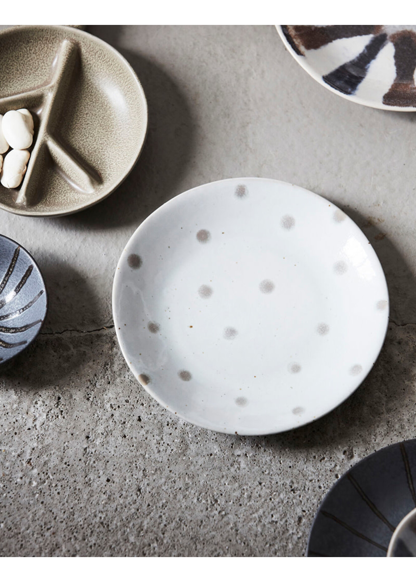 House Doctor Dots Plate Ø15