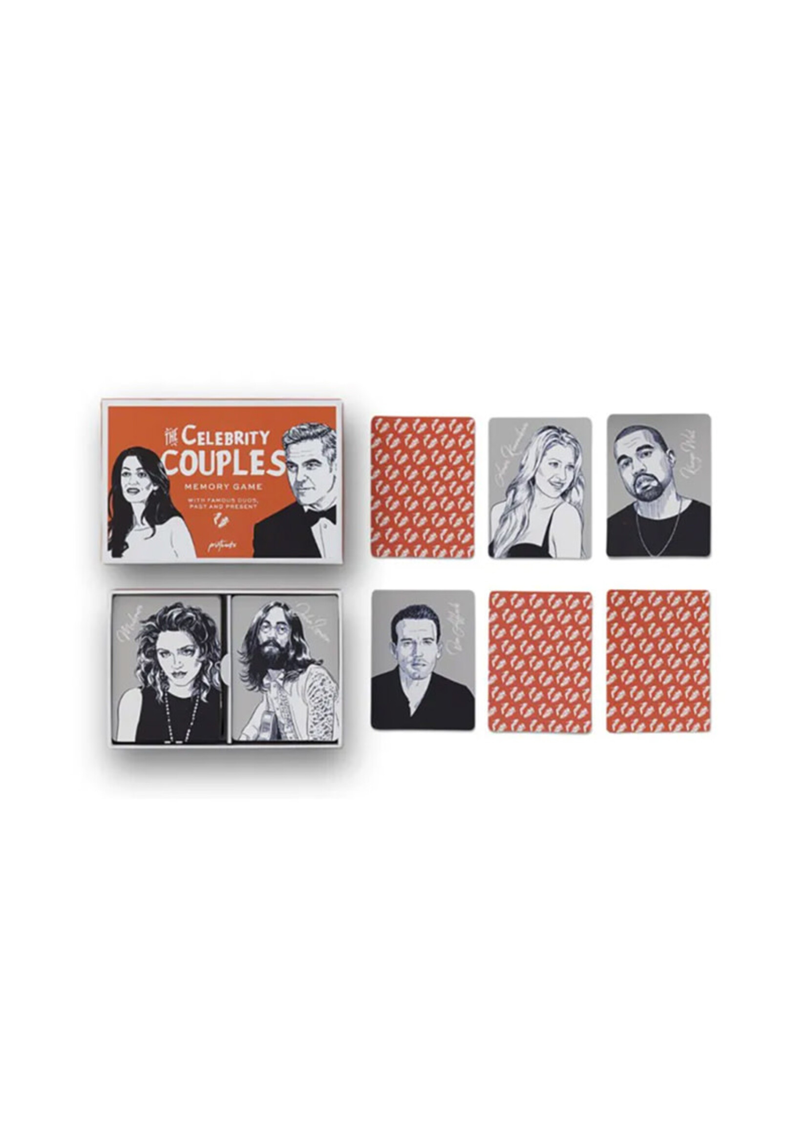 Printworks Memo Game | Celebrity Couples