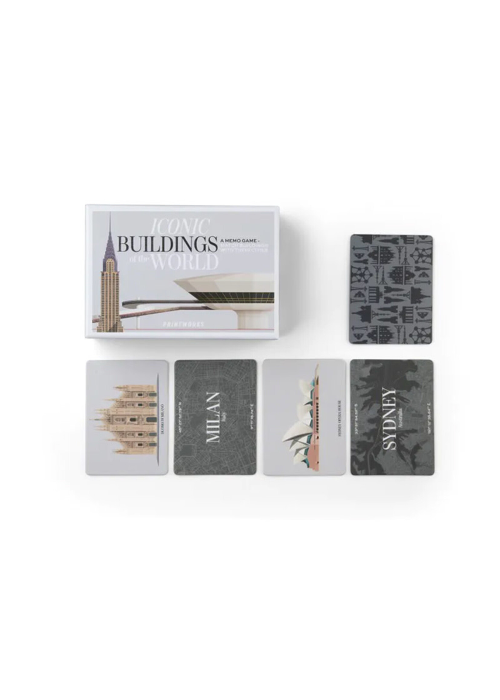 Printworks Memo Game - Iconic Buildings