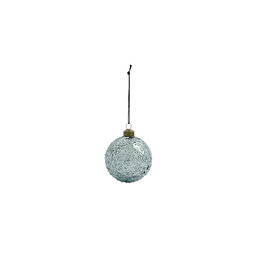 House Doctor Christmas Ornament - Glitter Light Blue