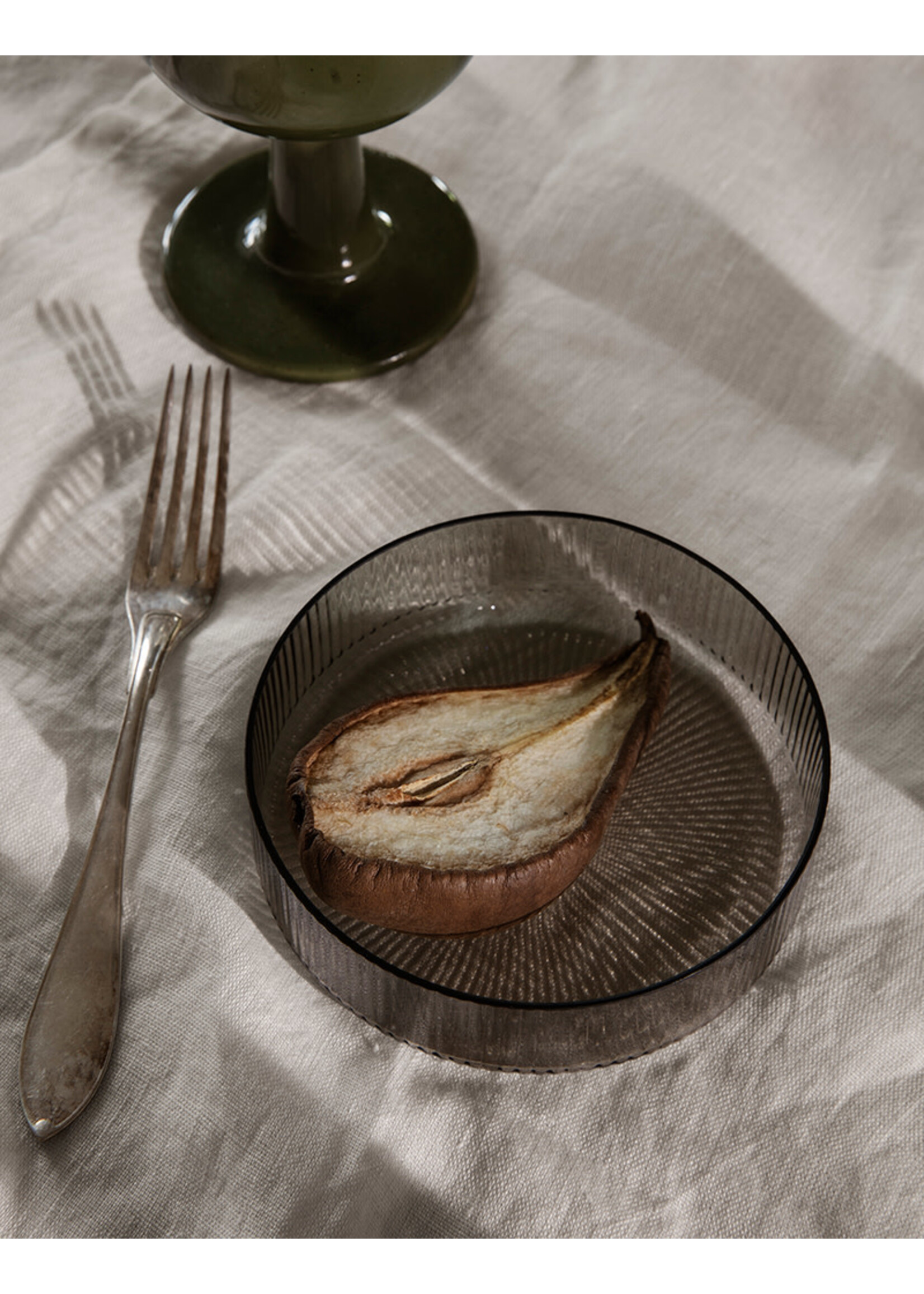 Ferm Living Ripple Serving Bowls - Set of 4 - Smoked Grey