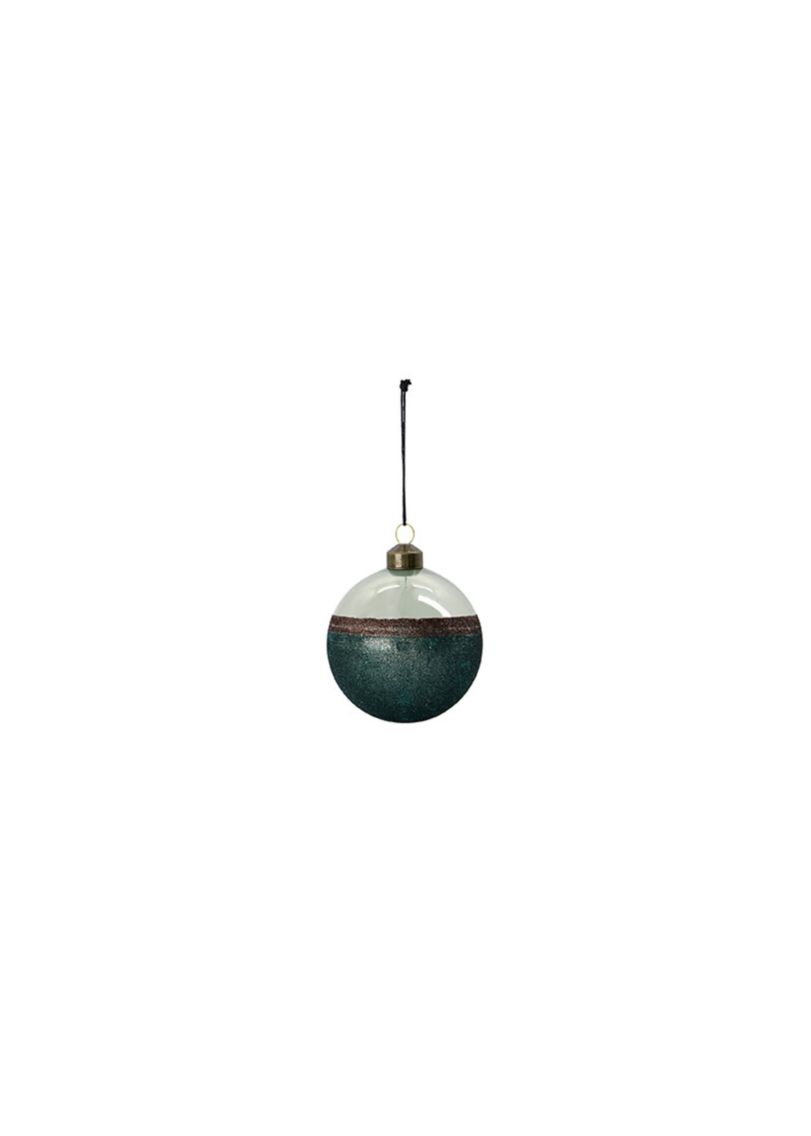 House Doctor Christmas Ornament - Stripe Green