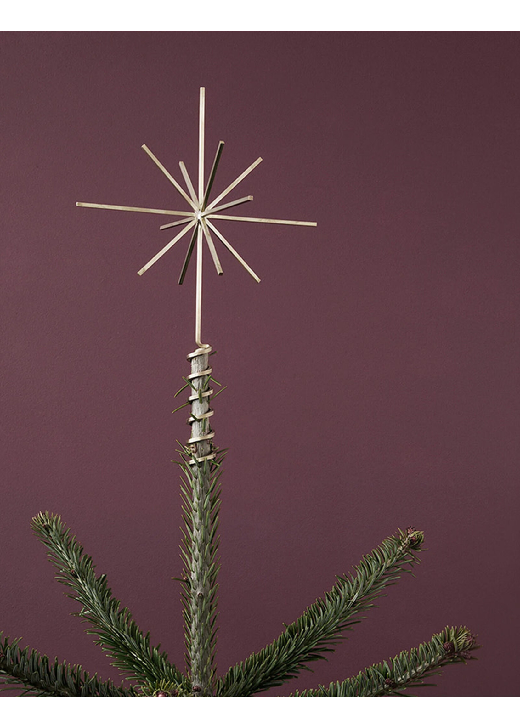 Ferm Living Christmas Tree Top Star - Brass