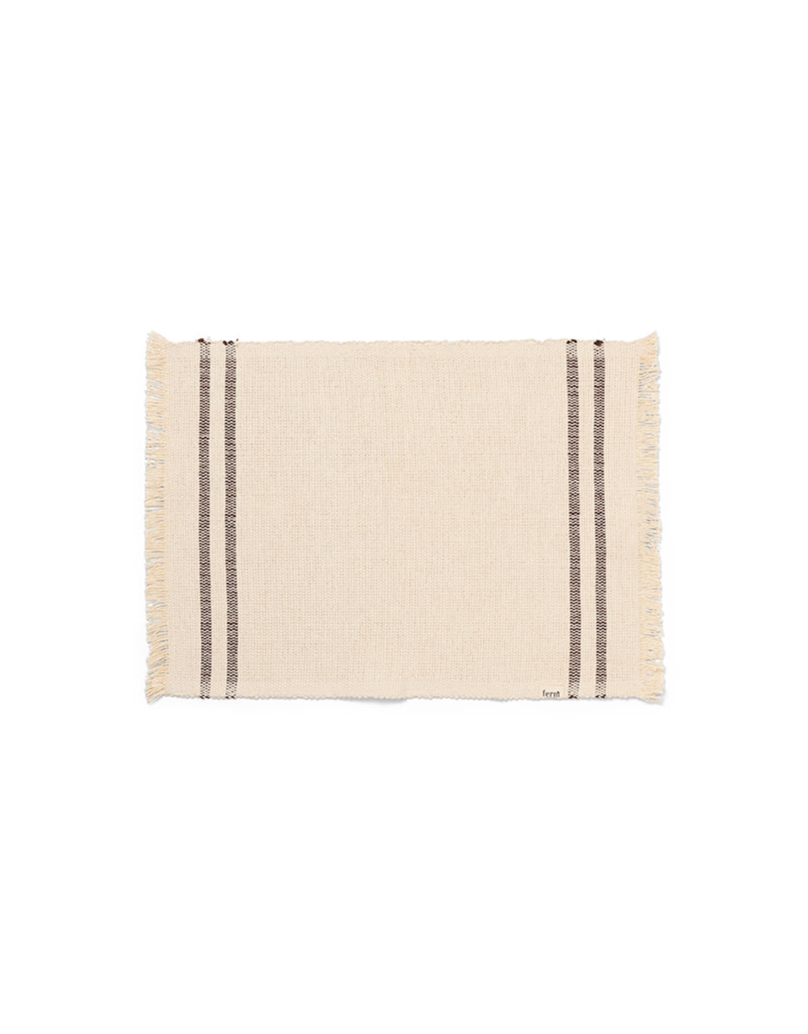 Ferm Living Savor Placemat - Off-White/Chocolate