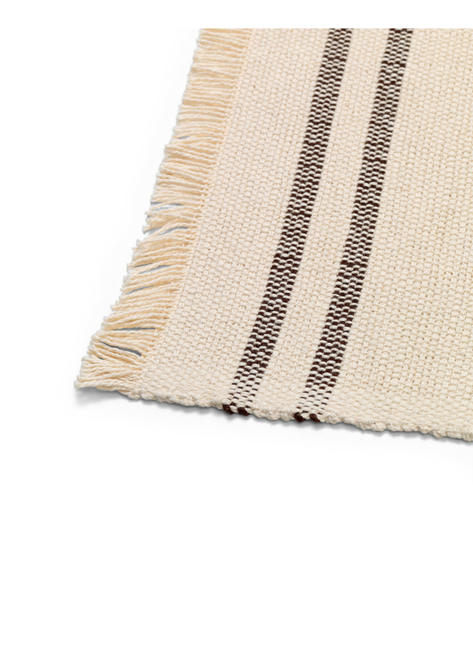 Ferm Living Savor Placemat - Off-White/Chocolate