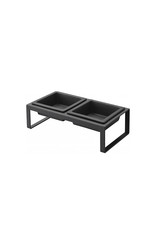 Yamazaki Pet Food Bowl Stand - Black