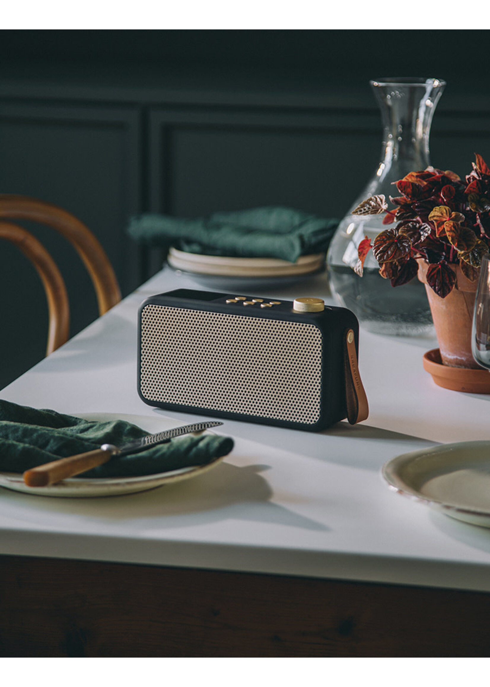 Kreafunk aTune Radio & Bluetooth Speaker - Black