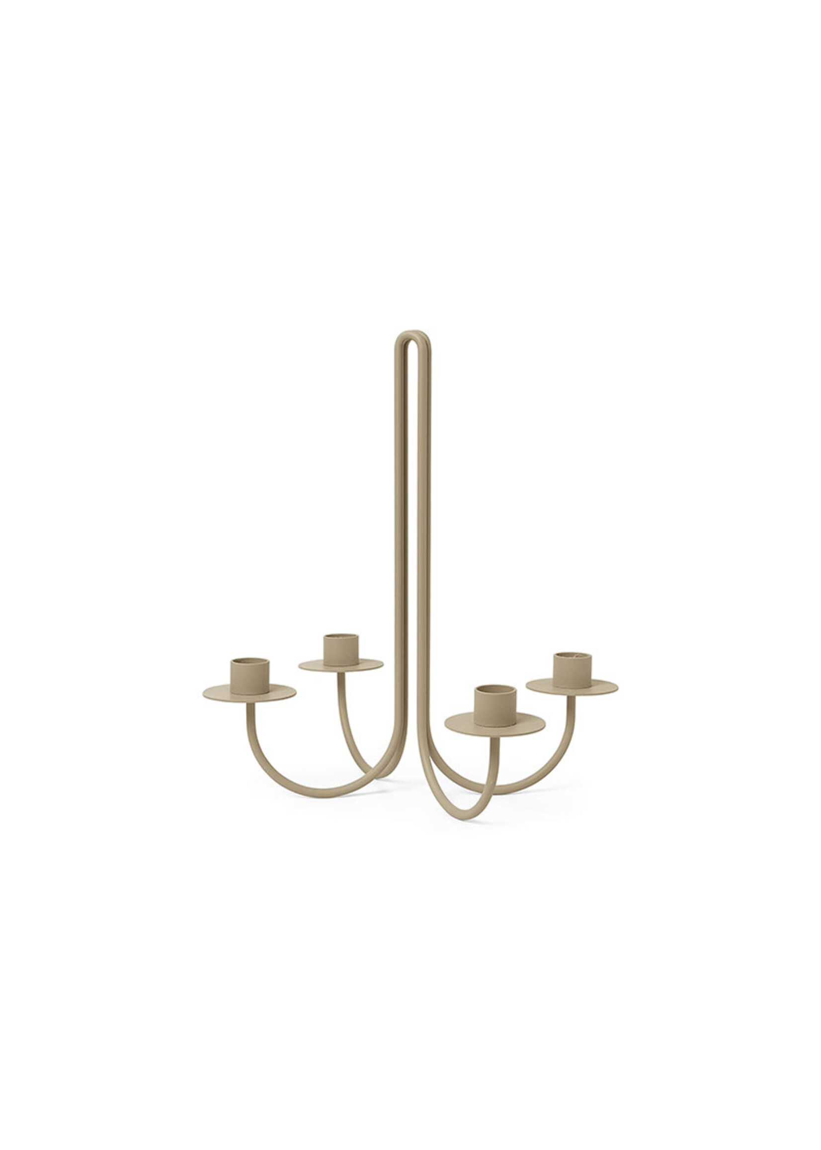 Ferm Living Sway Candelabra - Cashmere