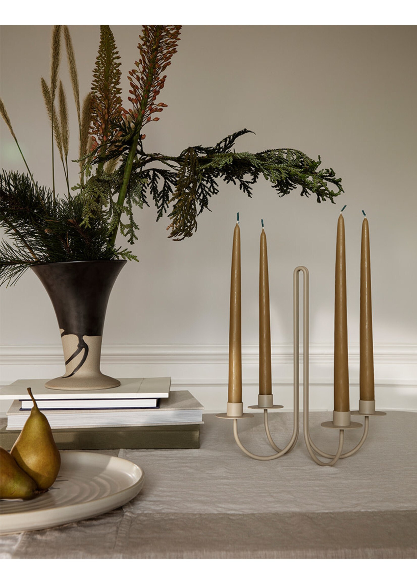 Ferm Living Sway Candelabra - Cashmere