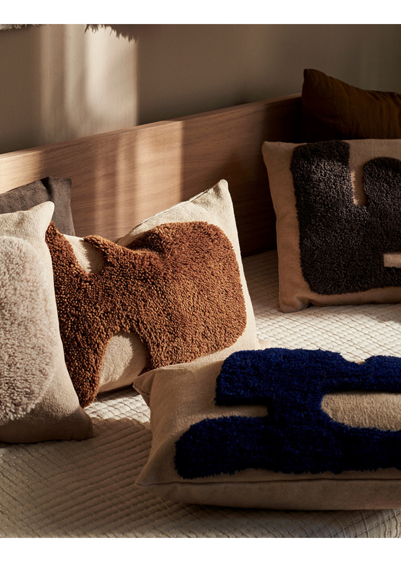 Ferm Living Lay Cushion - 40x60 - Sand/Sugar Kelp