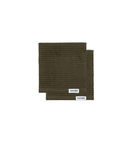 Meraki Pumila Dish Cloth | Army Green