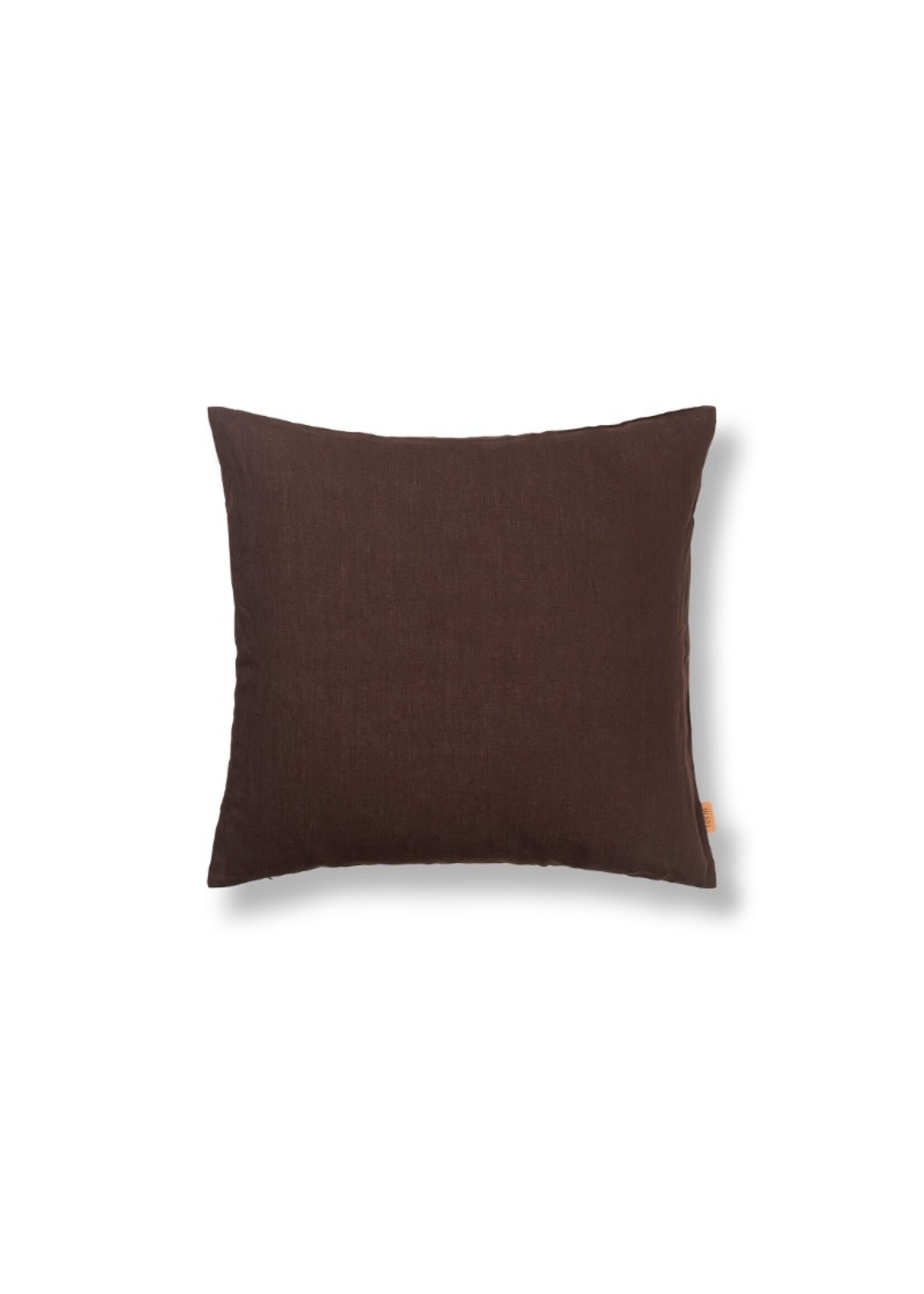 Ferm Living Linen Cushion Cover - Chocolate