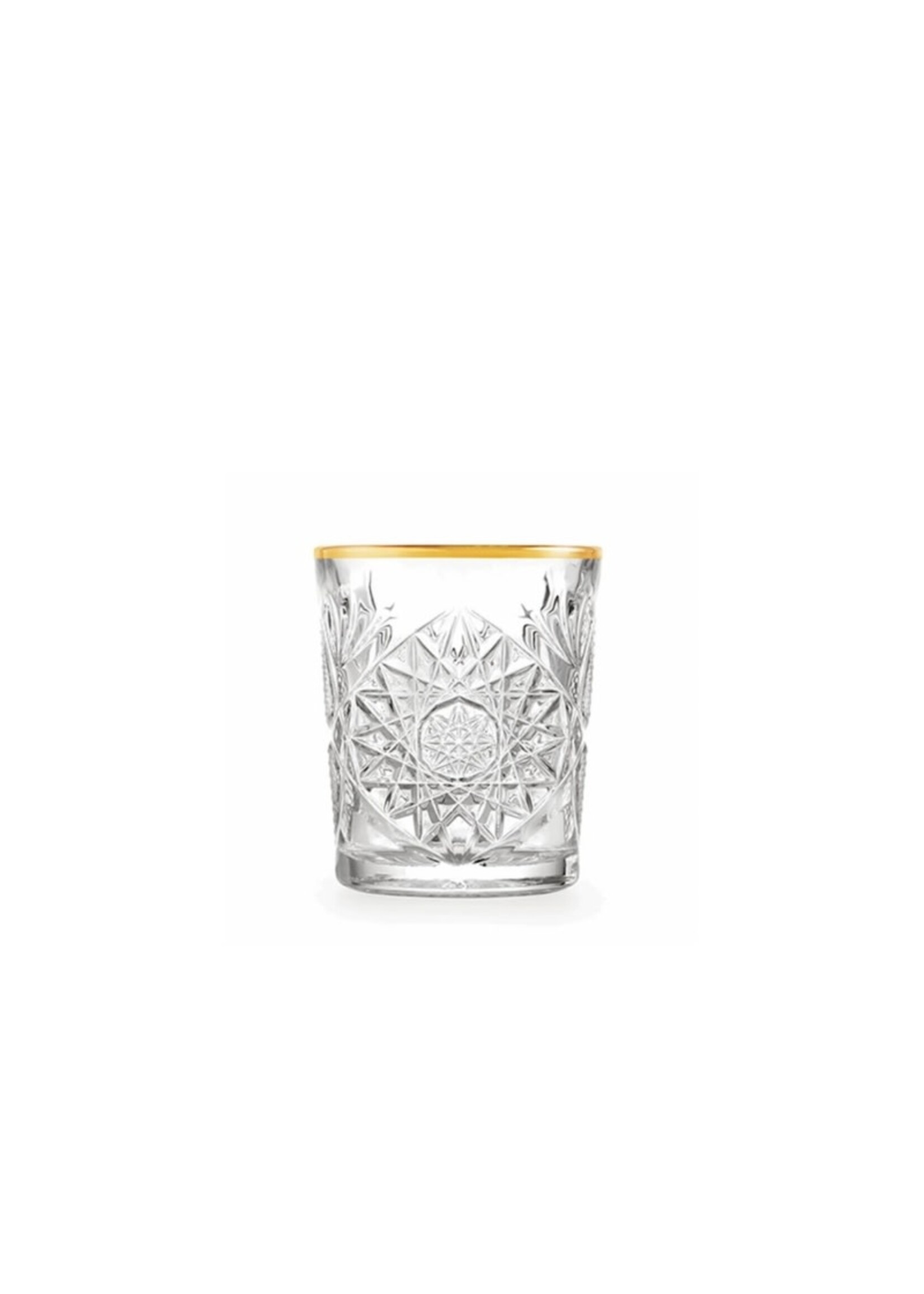 Libbey Hobstar Tumbler | Golden Rim