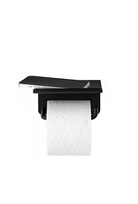 Blomus Modo Toilet Paper Holder with Tray - Black