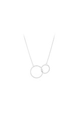 Pernille Corydon Double Twisted Necklace - Silver