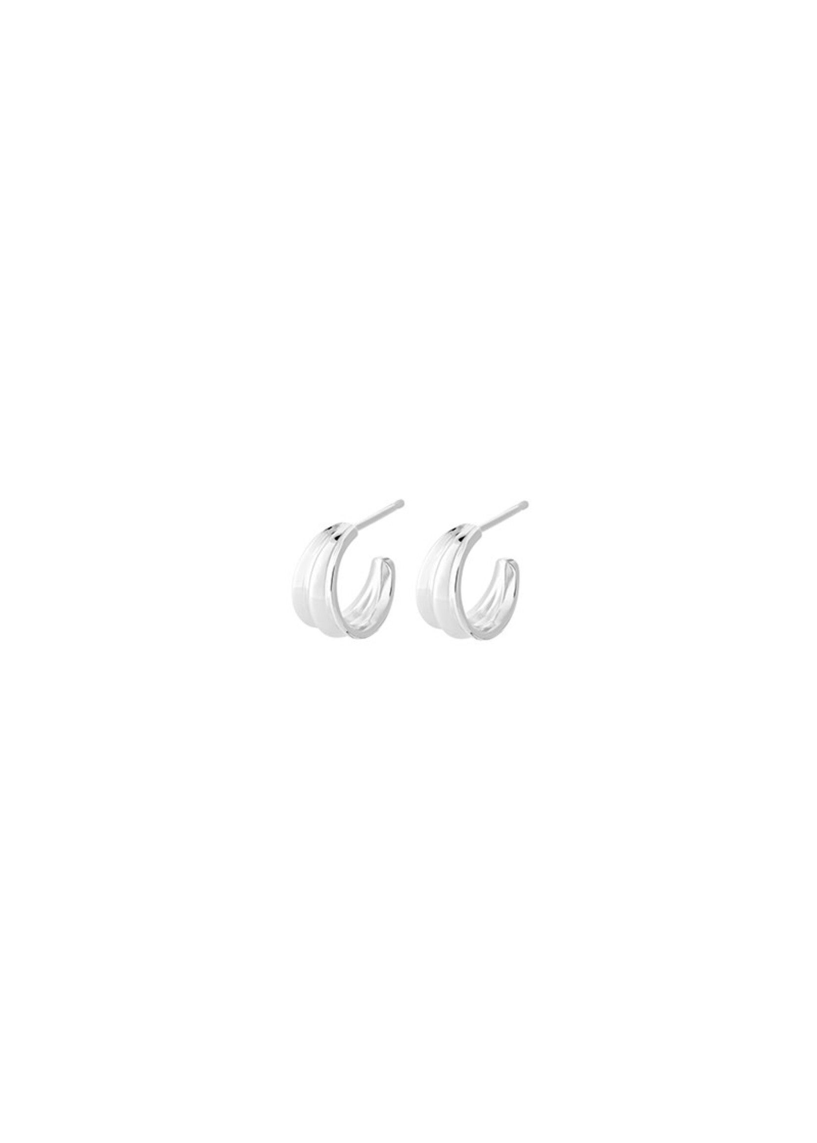 Pernille Corydon Ocean Shine Mini Earrings | Silver