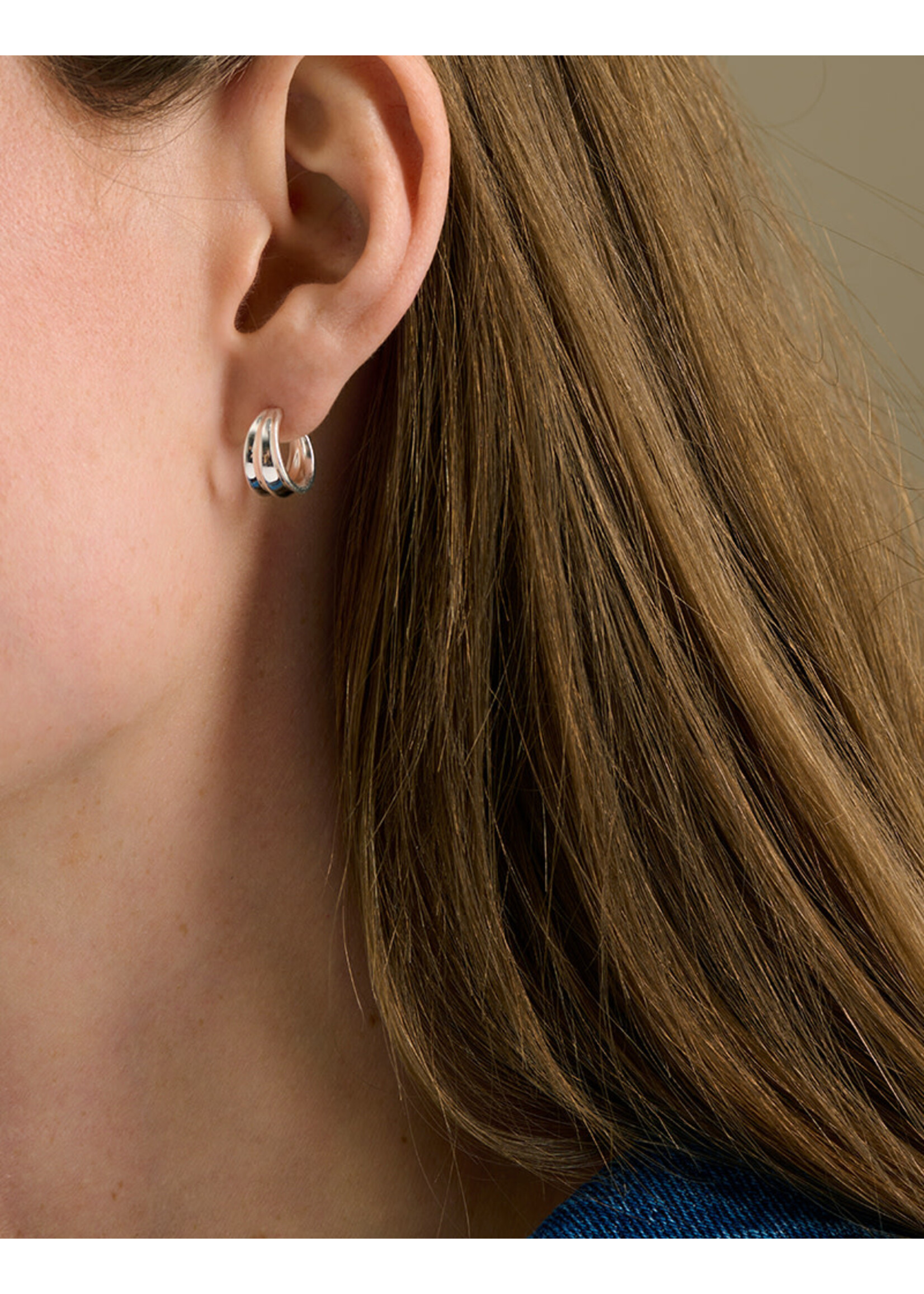 Pernille Corydon Ocean Shine Mini Earrings | Silver