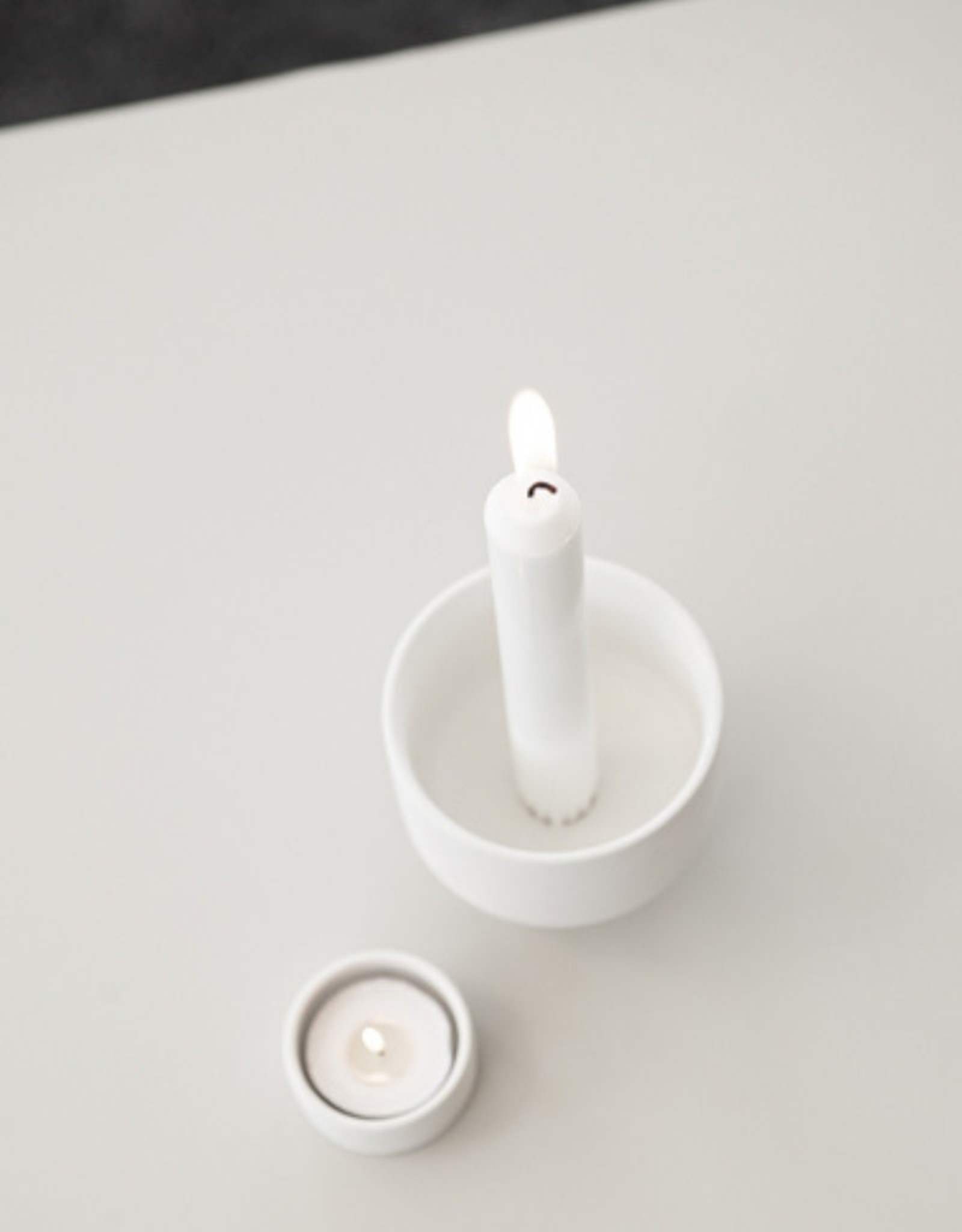 Storefactory Liaved Candle Stand - White