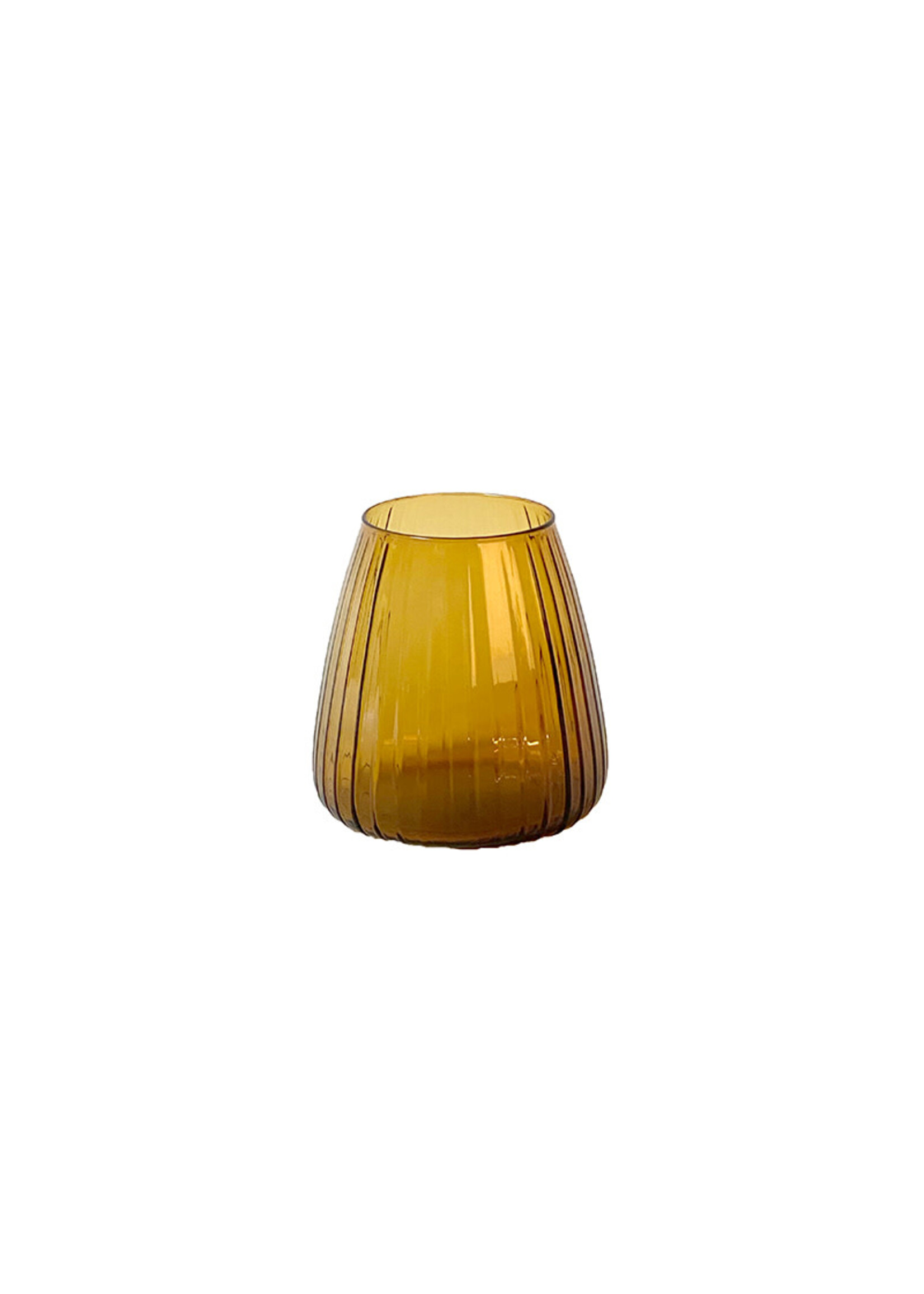 XLBoom Dim Vase - Stripe - S - Amber