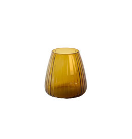 XLBoom Dim Vase - Stripe - S - Amber