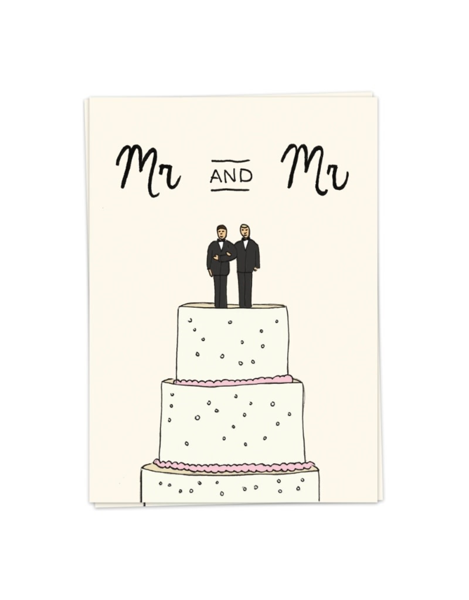 Kaart Blanche Wedding Cake - Mr & Mr