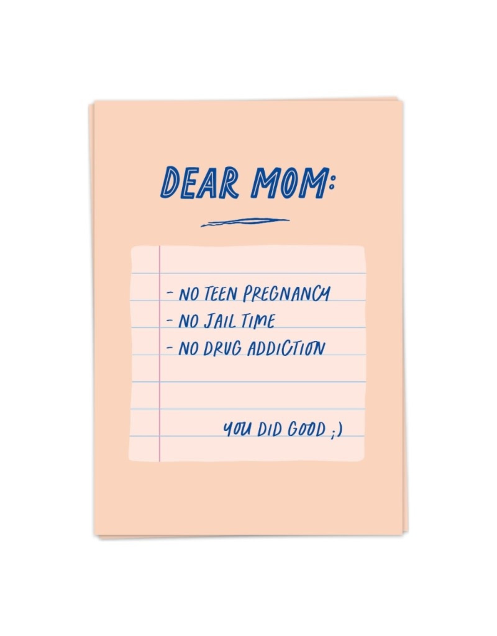 Kaart Blanche Dear Mom
