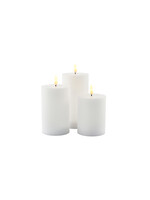 Sirius Smilla Rechargeable Led Candle Ø7,5 | Set of 3 | White