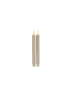 Sirius Smilla Rechargeable Led Candle Long | Set of 2 | Warm Grey