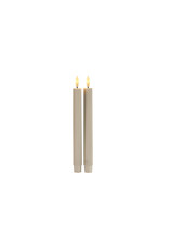 Sirius Smilla Rechargeable Led Candle Long | Set of 2 | Warm Grey