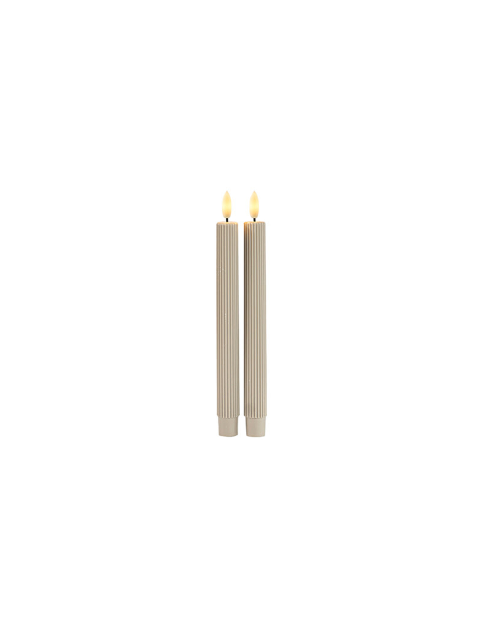 Sirius Smilla Rechargeable Led Candle Long | Set of 2 | Warm Grey