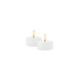 Sirius Sille Rechargeable Tealight Ø6 | Set of 2 | White