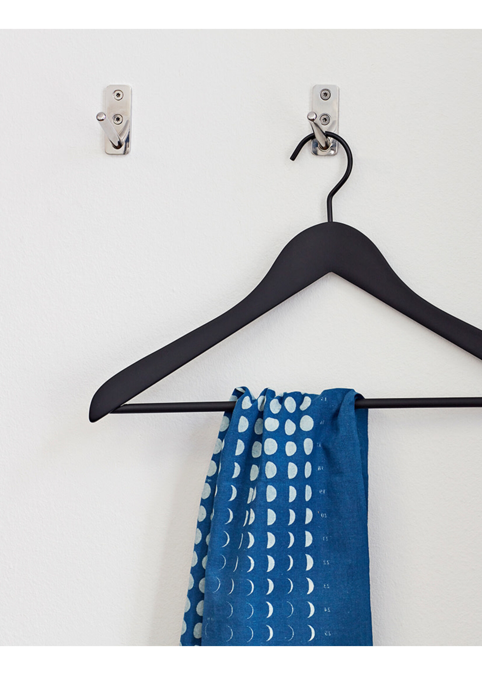 HAY Soft Coat Hanger Slim | Set of 4 | Black