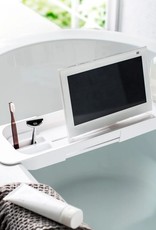 Yamazaki Extendable Bathtub Tray | White
