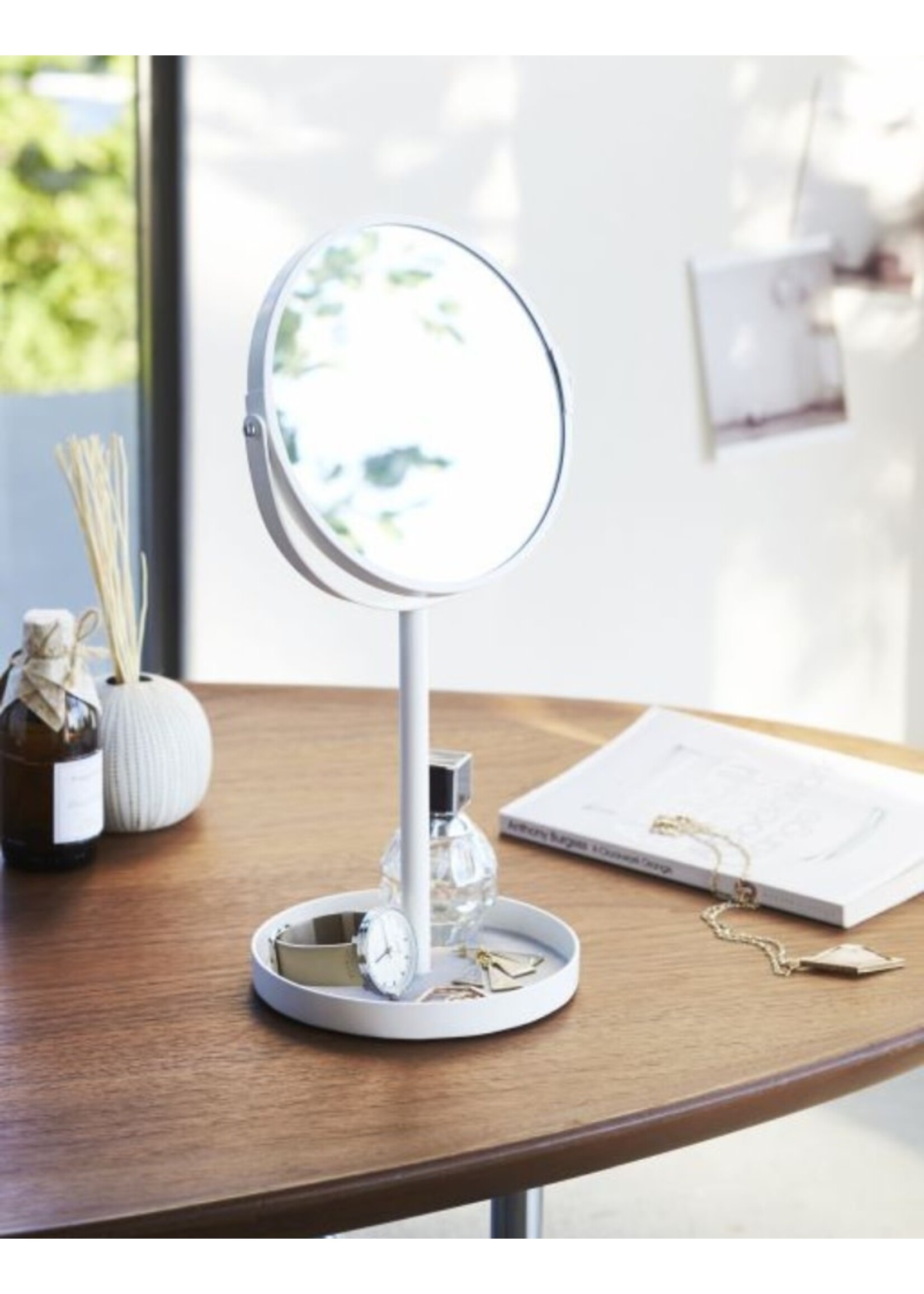 Yamazaki Make-up Mirror | White