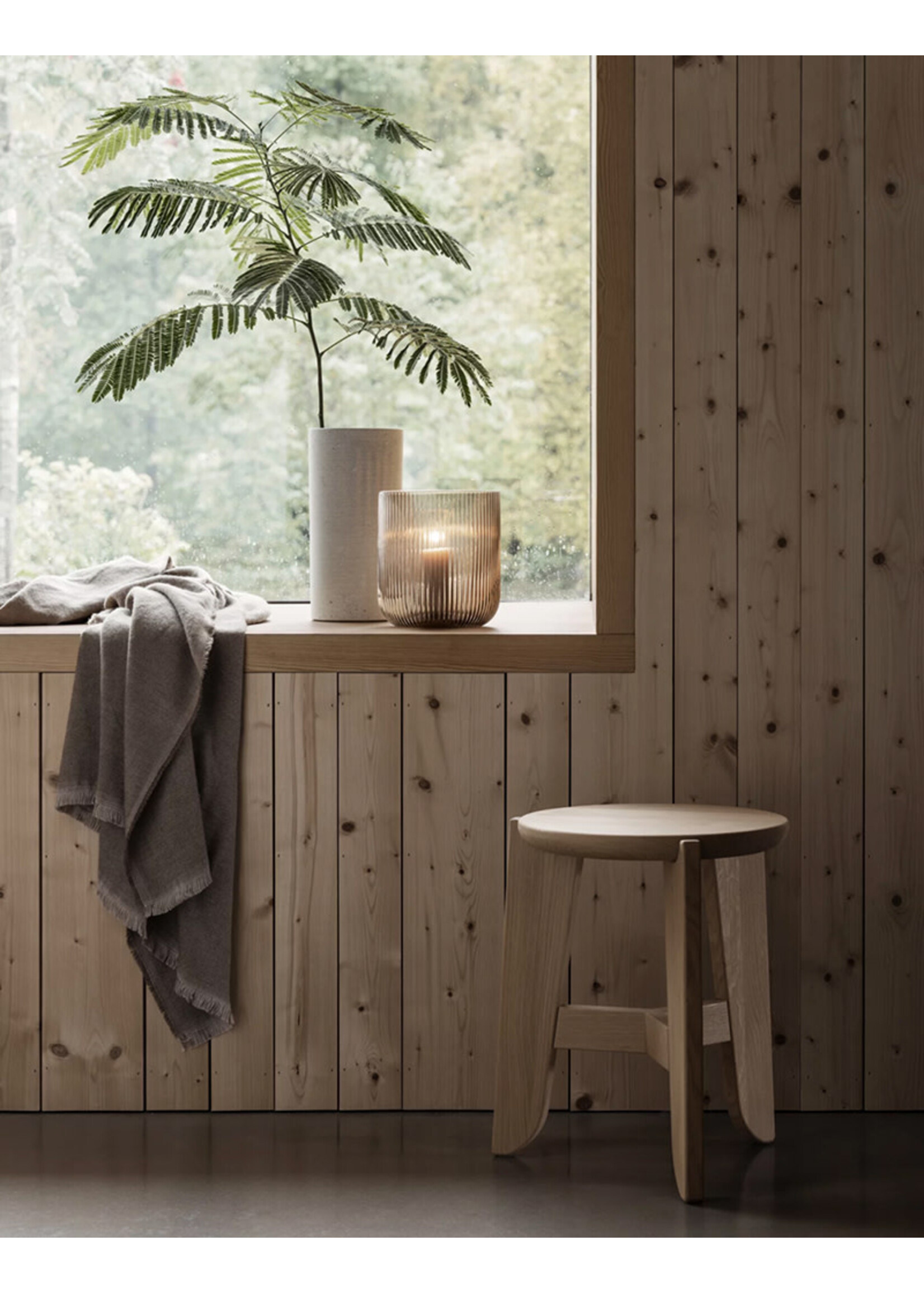 Blomus Ven Windlicht L | Coffee