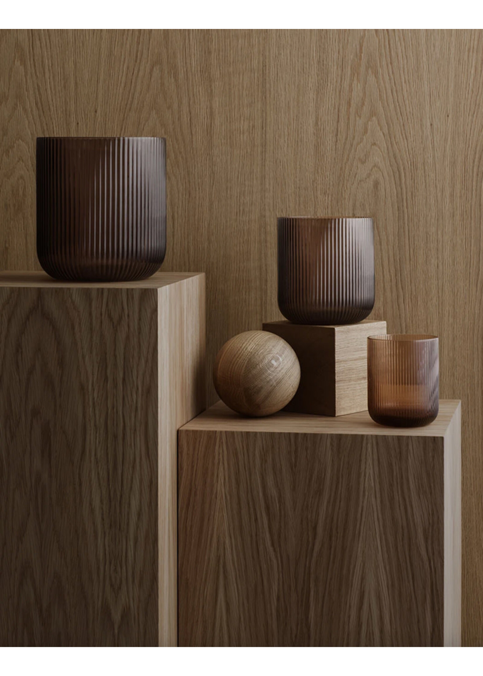 Blomus Ven Windlicht L | Coffee