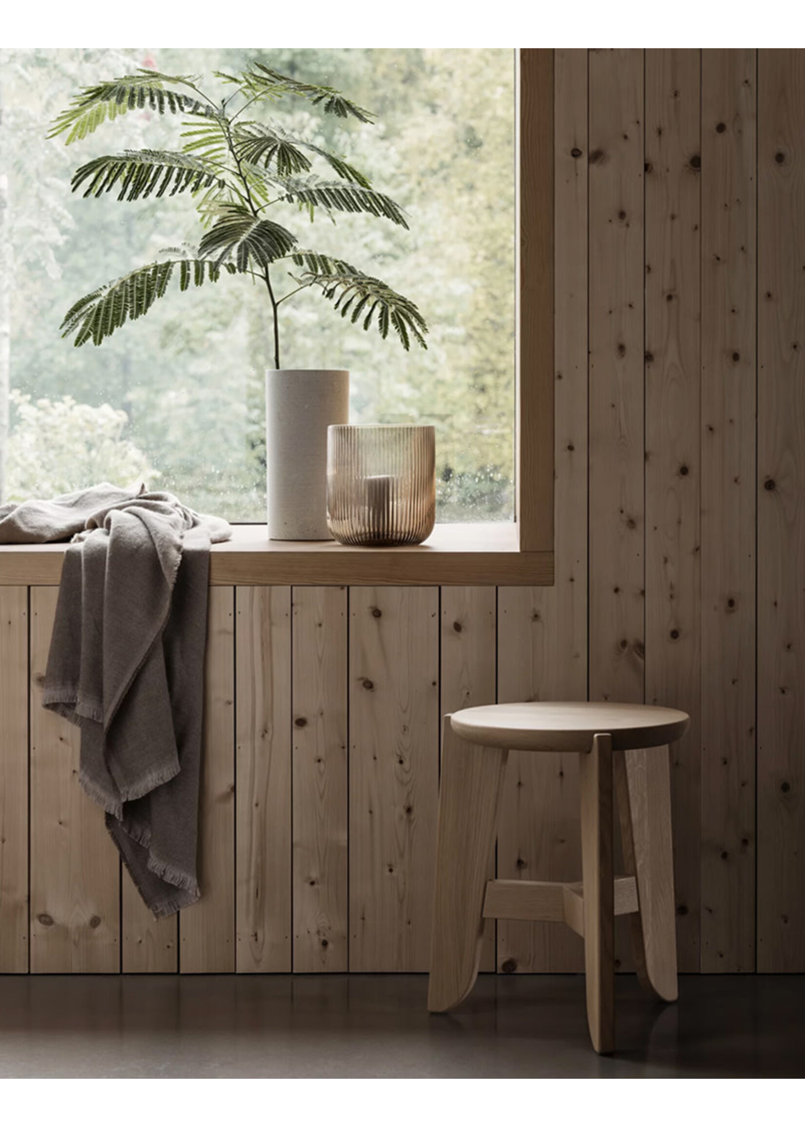 Blomus Coluna Vase M | Light Grey