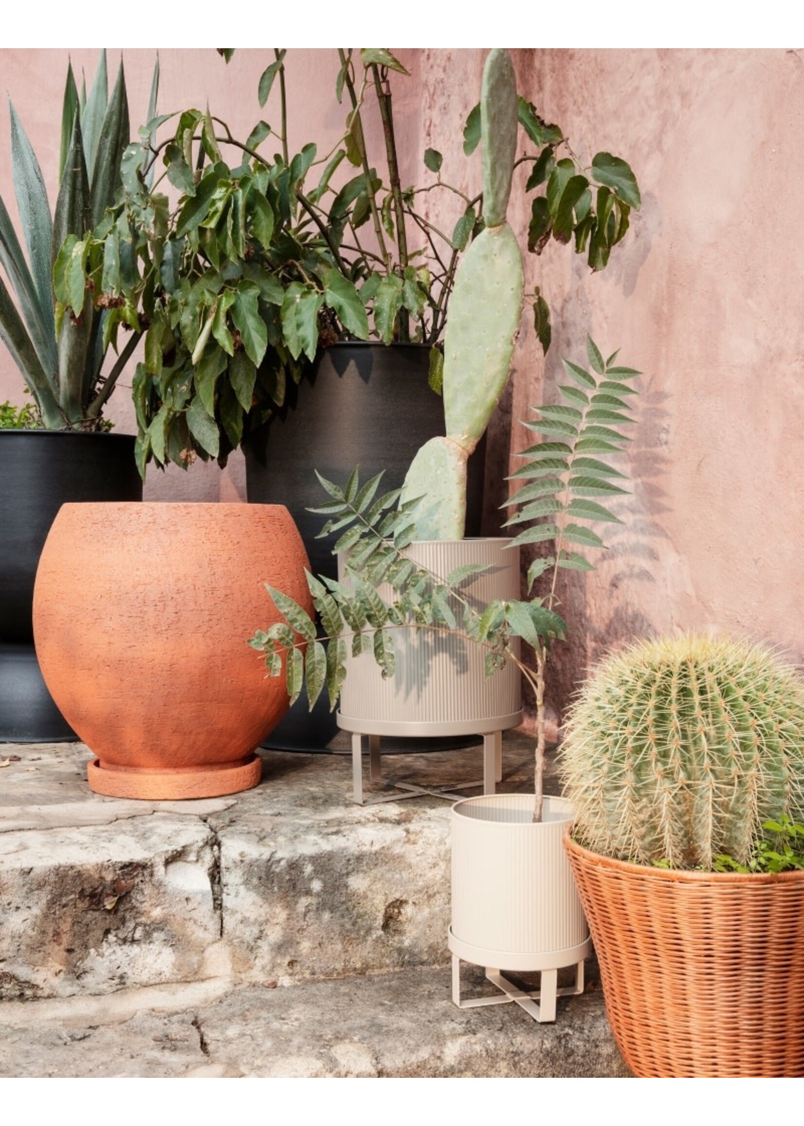 Ferm Living Bau Plant Pot L | Cashmere