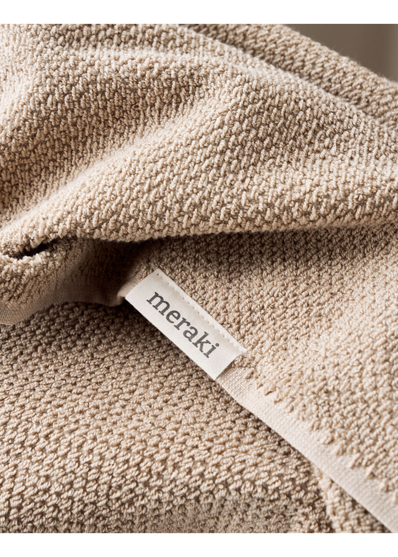 Meraki Solid Towel | 70 x 140 | Safari