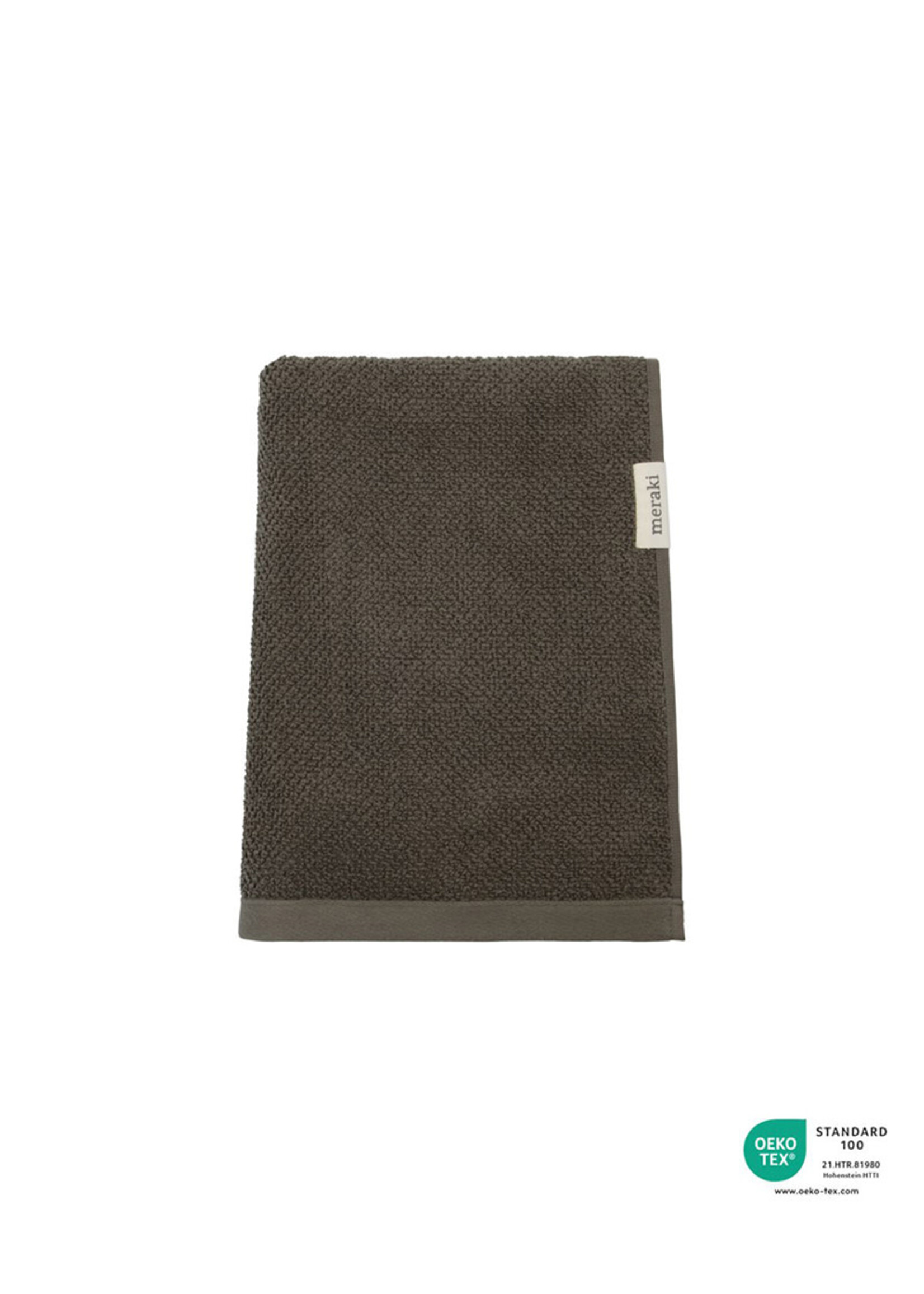 Meraki Solid Towel | 70 x 140 | Army Green