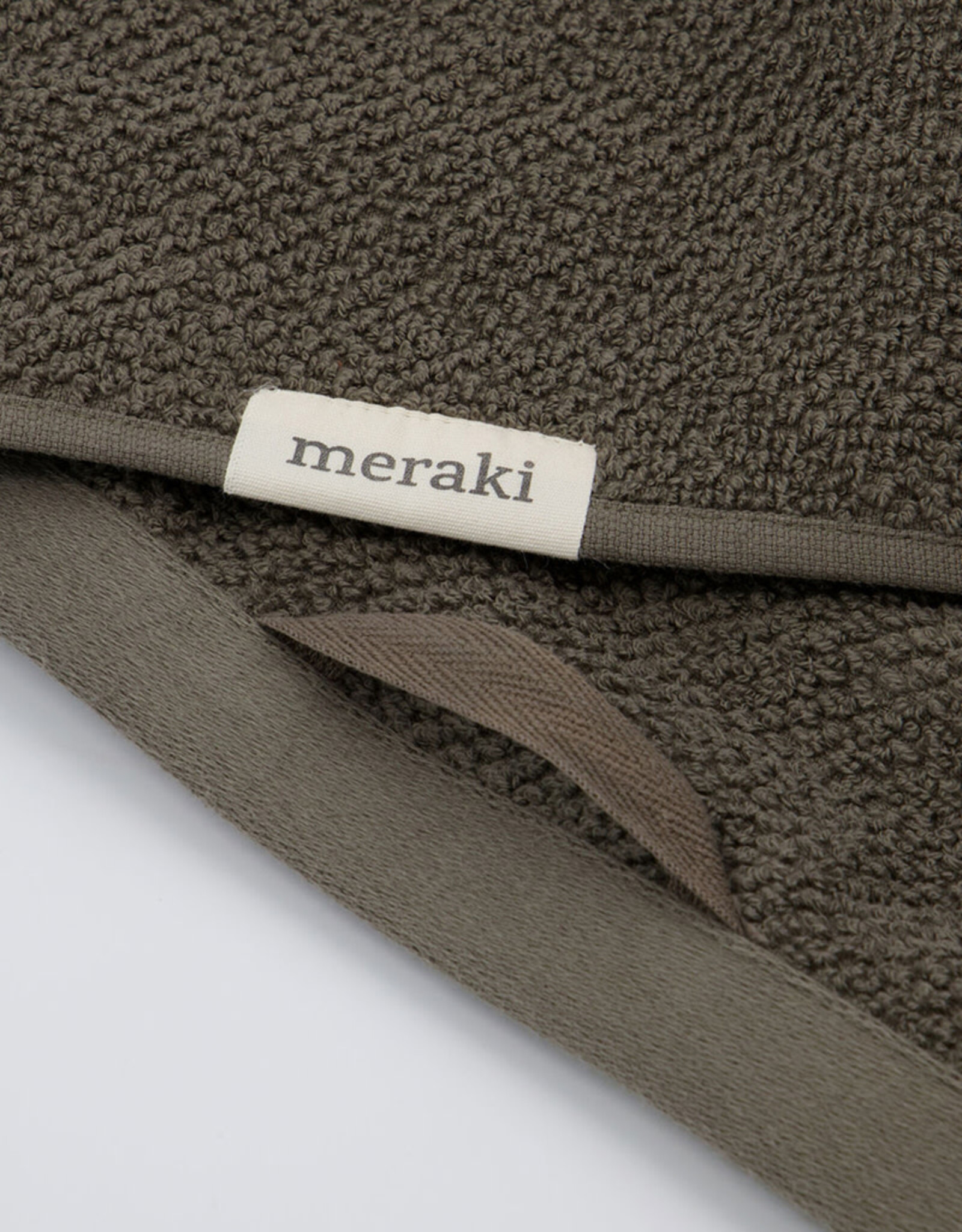 Meraki Solid Towel | 70 x 140 | Army Green