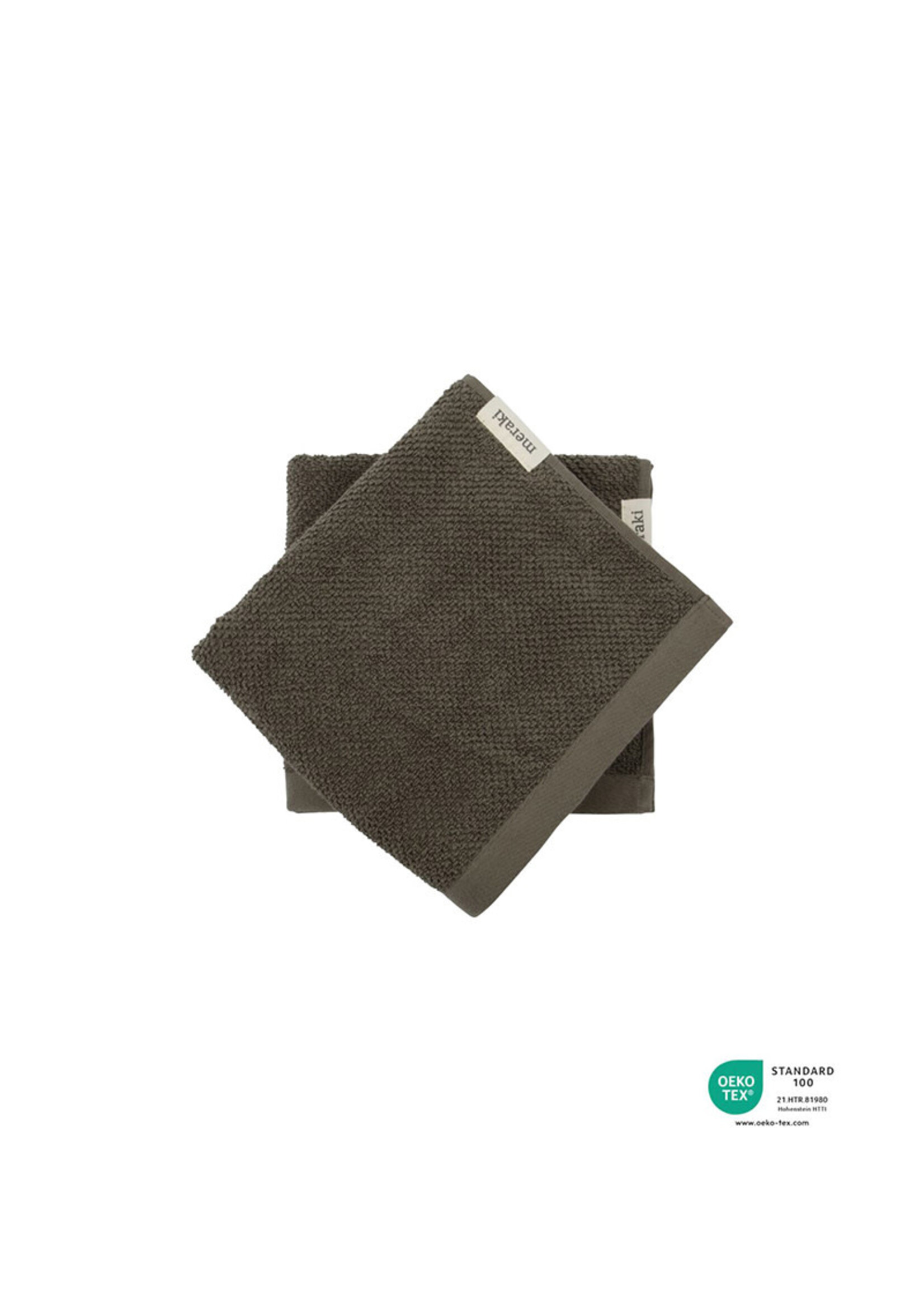 Meraki Solid Towel | 50 x 100 | 2 pcs | Army Green