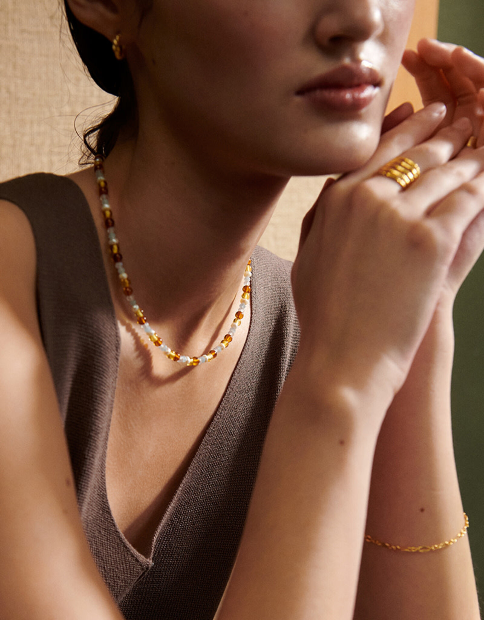 Pernille Corydon Amber Glow Necklace