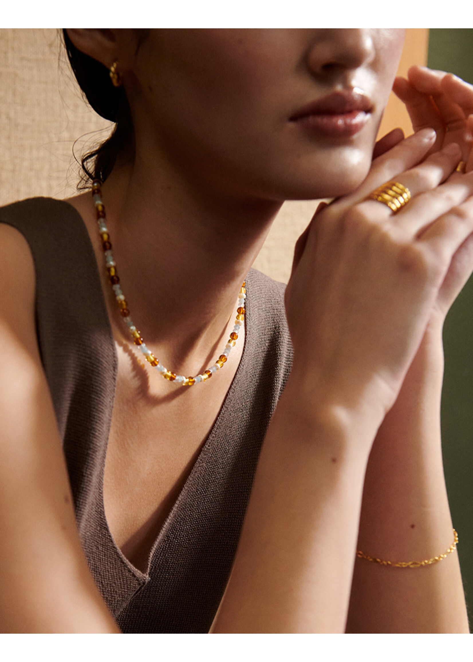 Pernille Corydon Amber Glow Necklace