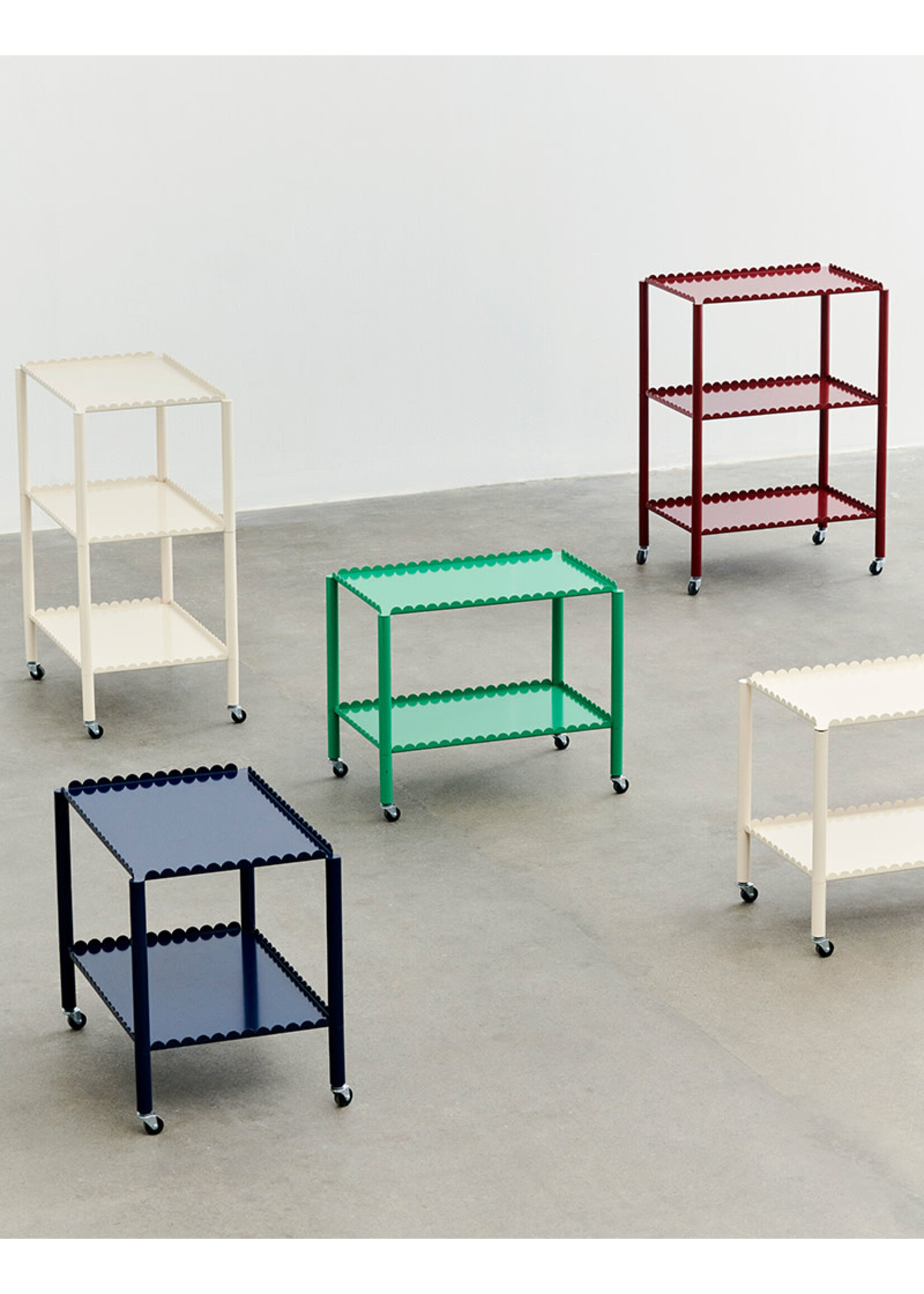 HAY Arcs Trolley High | Eggshell