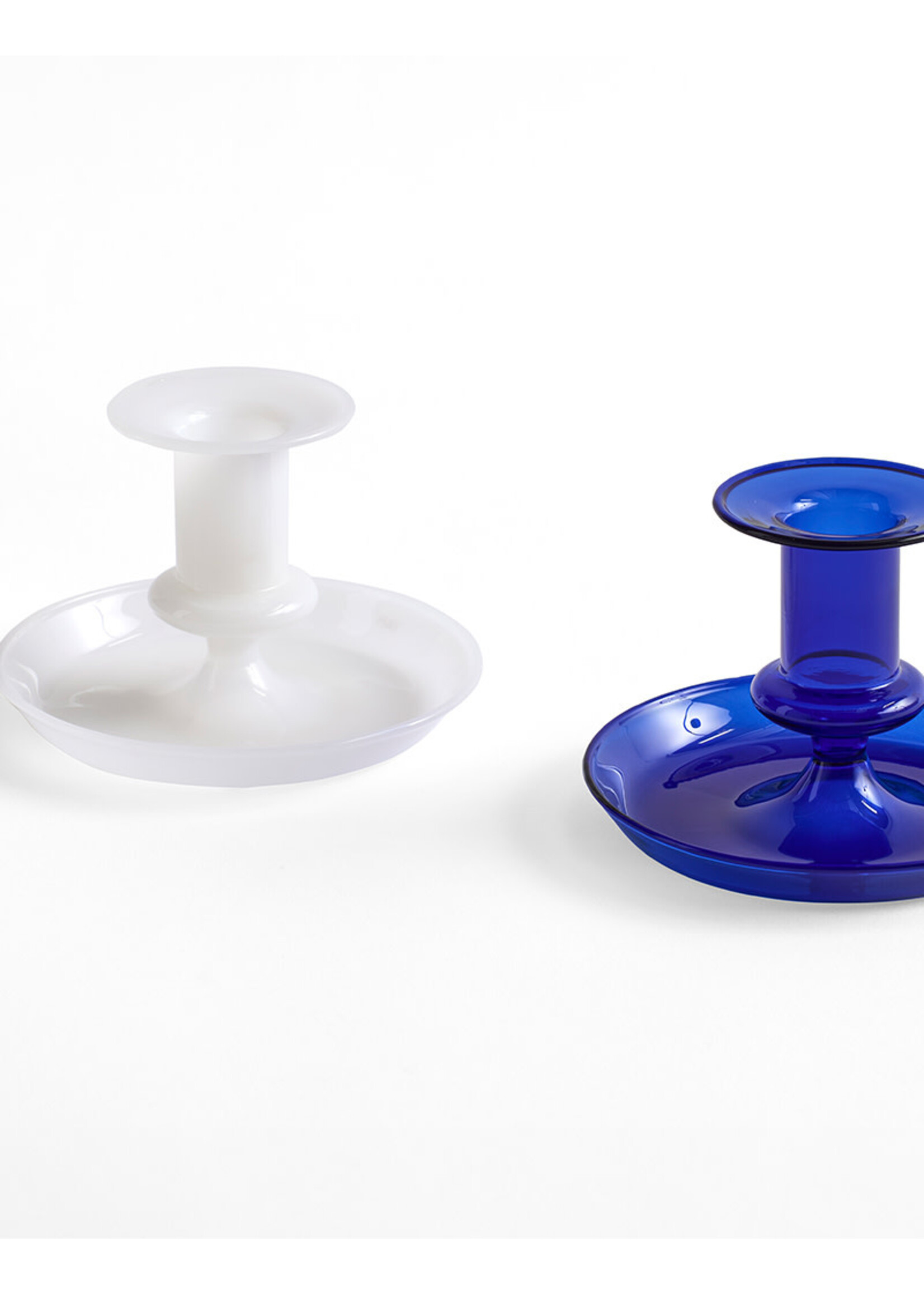 HAY Flare Candle Holder | Dark Blue