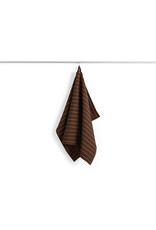 HAY Canteen Tea Towel | Chocolate Pinstripe