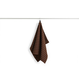 HAY Canteen Tea Towel | Chocolate Pinstripe